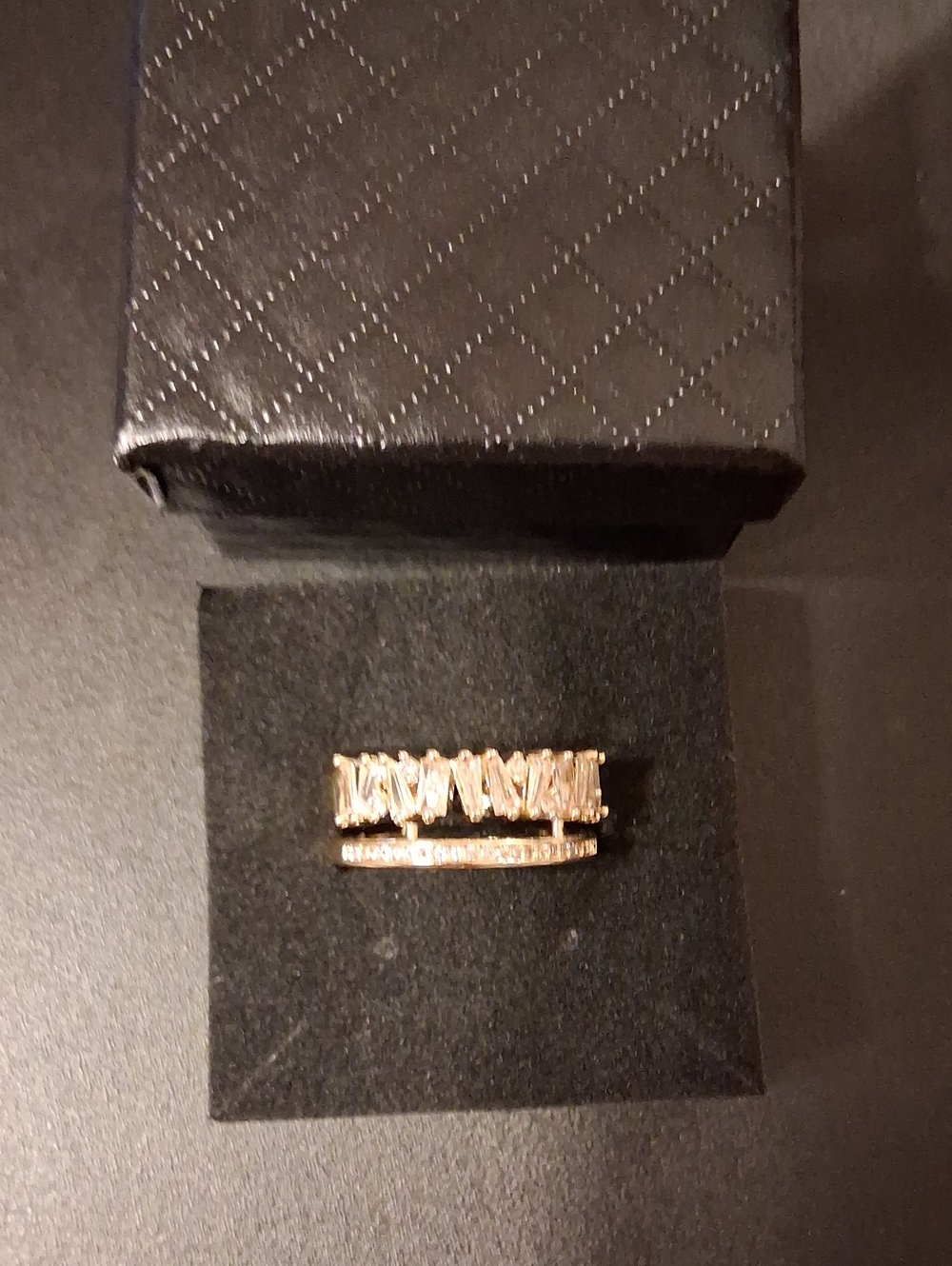 18k GP Stacking Rings - Picture 2 of 4